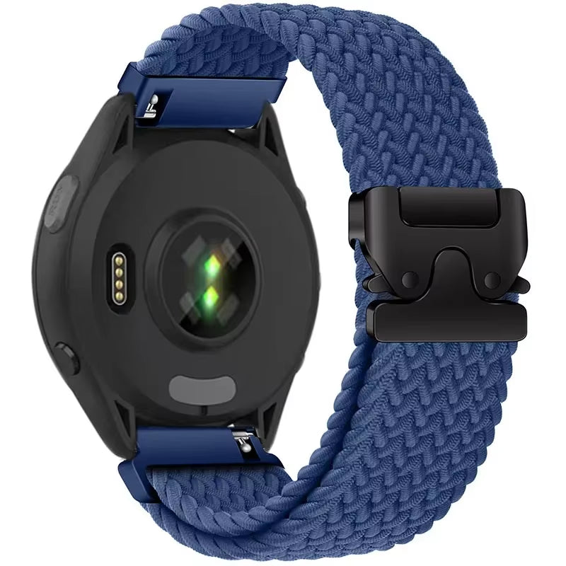 Braided Loop Strap for  Venu 3/2 Active 5 Parachute Buckle Nylon Watchband  Forerunner 965 165 265 55 255 Music Belt