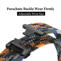 Braided Loop Strap for  Venu 3/2 Active 5 Parachute Buckle Nylon Watchband  Forerunner 965 165 265 55 255 Music Belt
